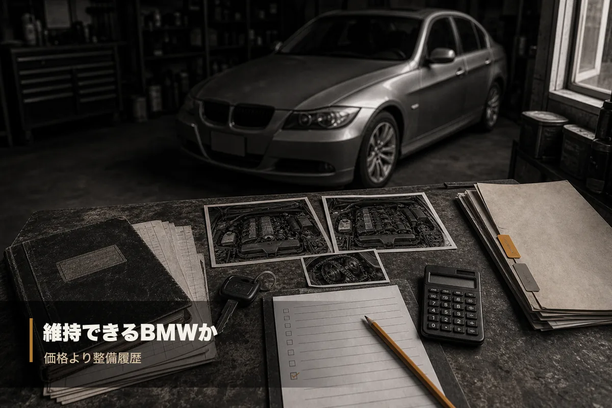 F30を買える価格ではなく維持できる状態で判断するための整備記録とチェックリスト