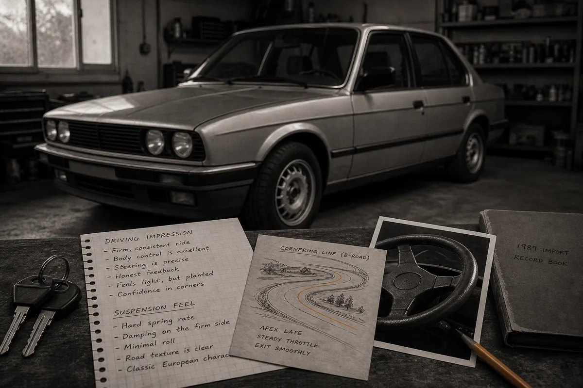 BMW E30の記憶をイメージしたクラシック輸入セダンと足回りのメモ