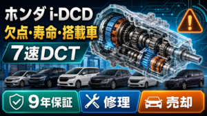 ホンダi-DCDの欠点、寿命、搭載車、9年保証、修理か売却かをまとめたアイキャッチ