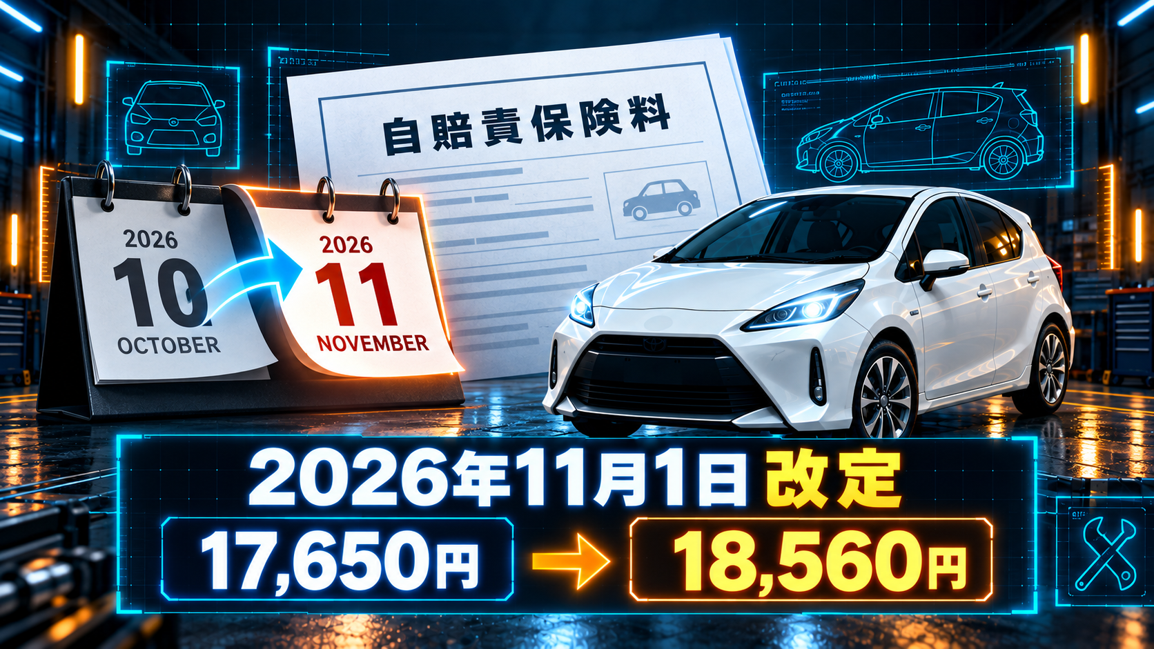 アクアの車検費用｜法定費用の内訳と見積書の見方