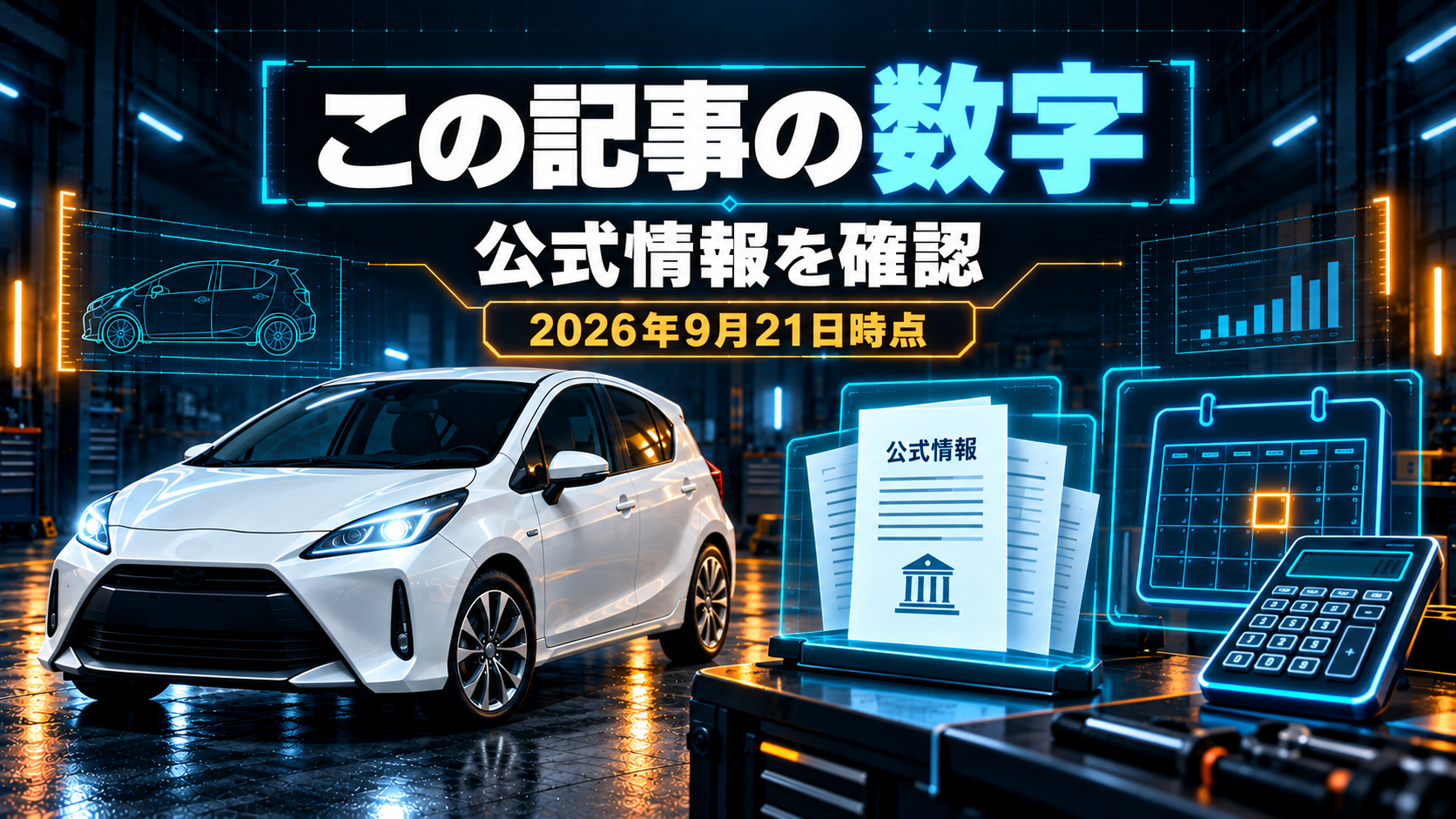 アクアの車検費用｜法定費用の内訳と見積書の見方